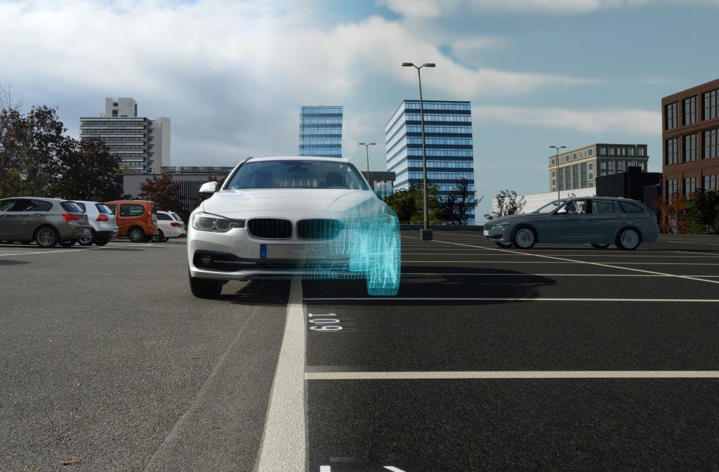 Image from a car simulation