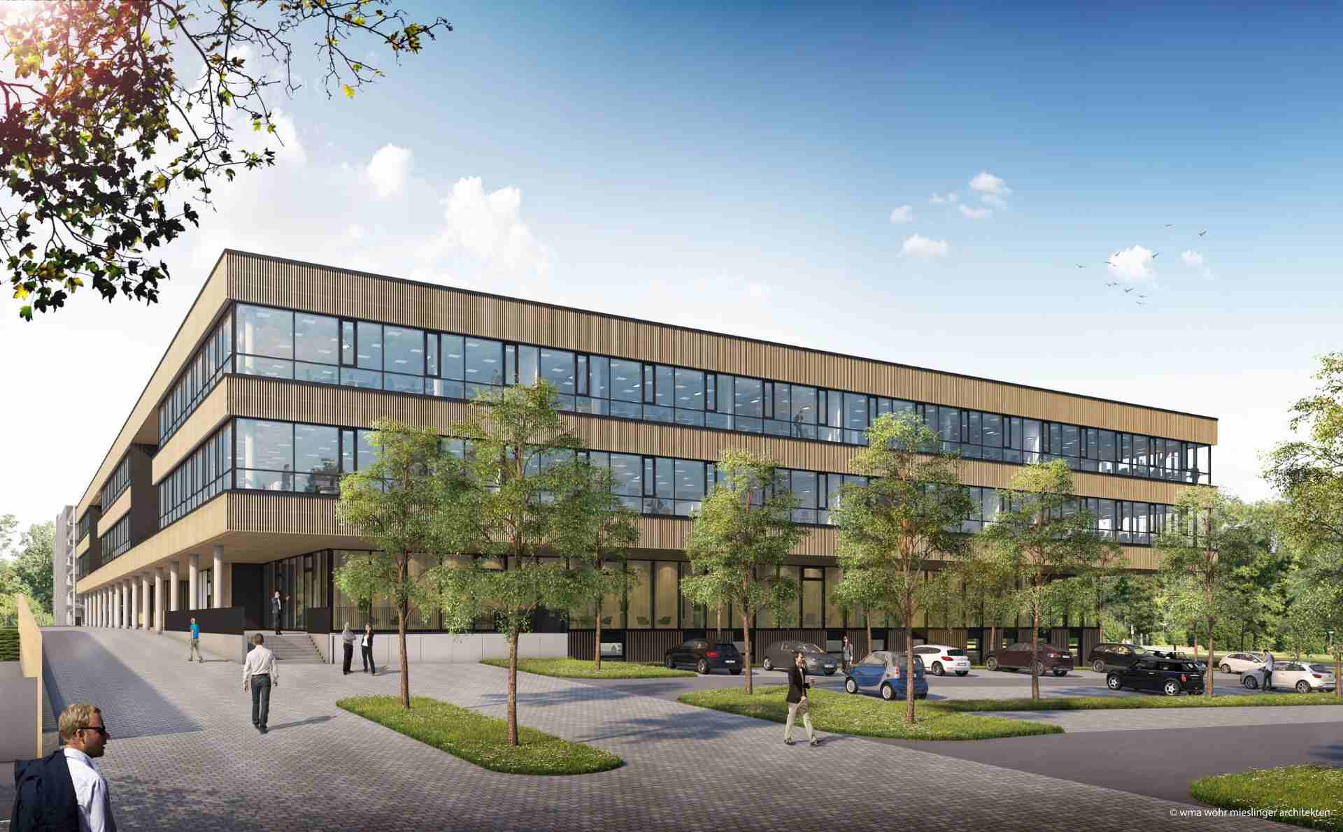 Visualisierung Bürogebäude Holzkirchen