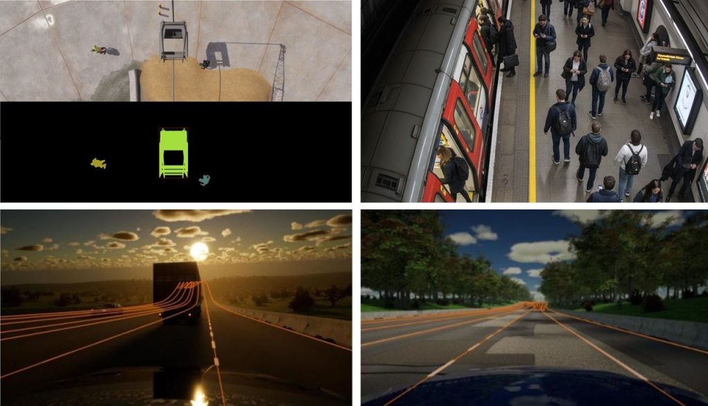 Computer Rendering zum Thema Simulation und KI mit iVESS