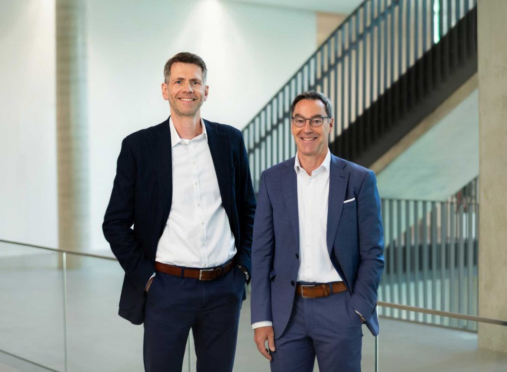 Jens Hofmann and Alexander Huber (on right) are the new Managing Directors at ITK Engineering