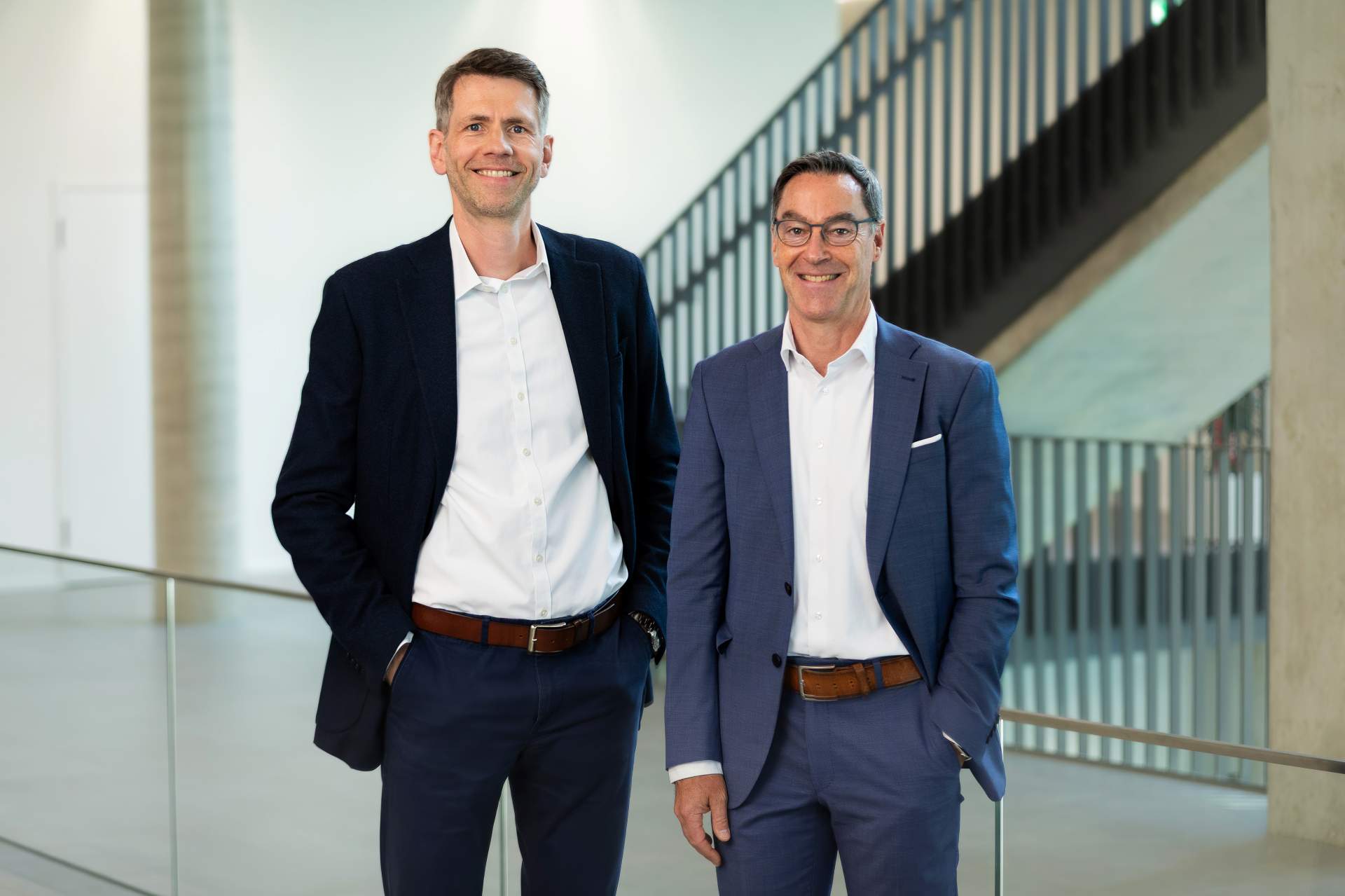 Jens Hofmann und Alexander Huber sind die Geschäftsführer bei ITK Engineering | Jens Hofmann and Alexander Huber (on right) are the new Managing Directors at ITK Engineering