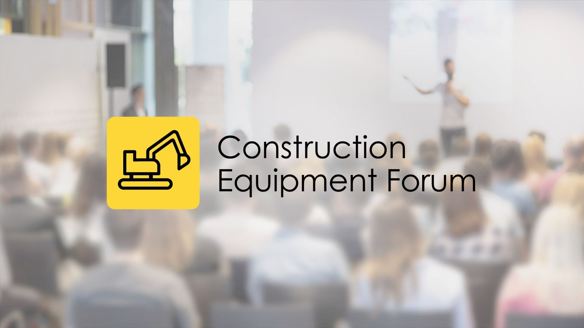 Event Logo Construction Equipment Forum