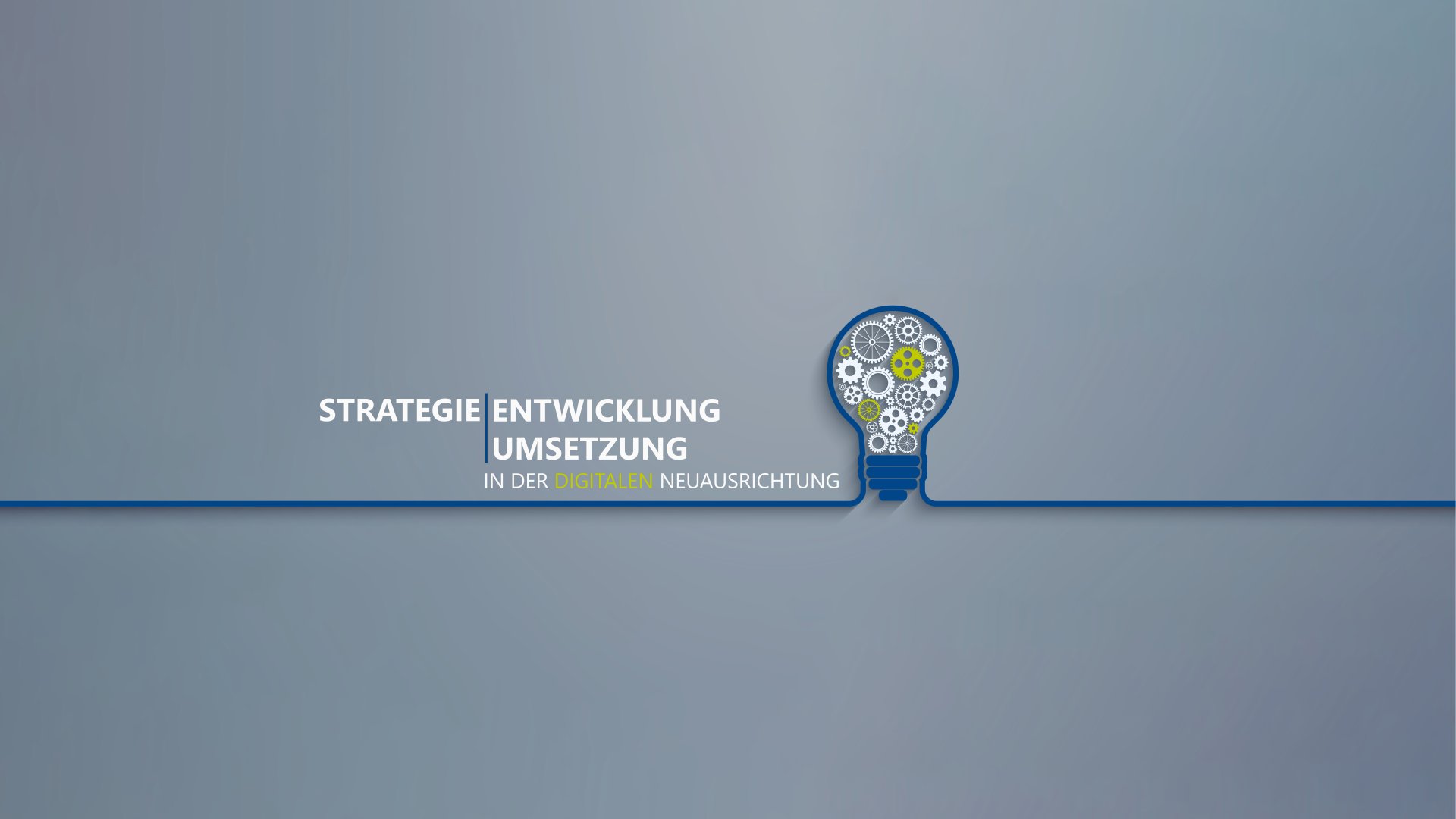 Strategy development and implementation in digital realignment.