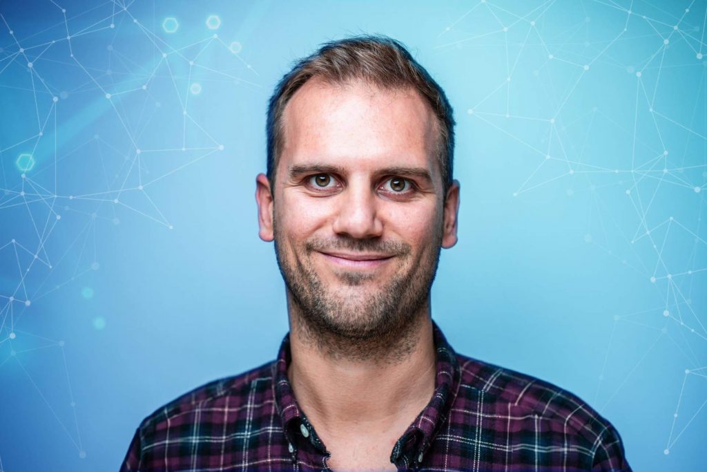 Portrait Kevin Klett, Mitgründer von Monikit