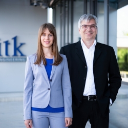 Portrait Dr. Isabel Seeland and Lutz Schüle, ITK Engineering GmbH